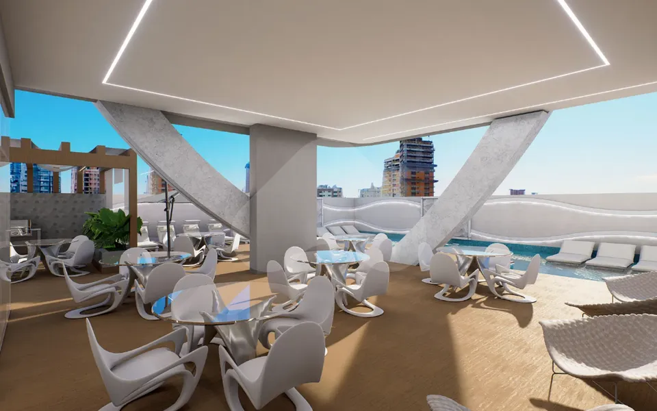 White Tower - Apartamento com 46,26 m², em Perequê — foto 30