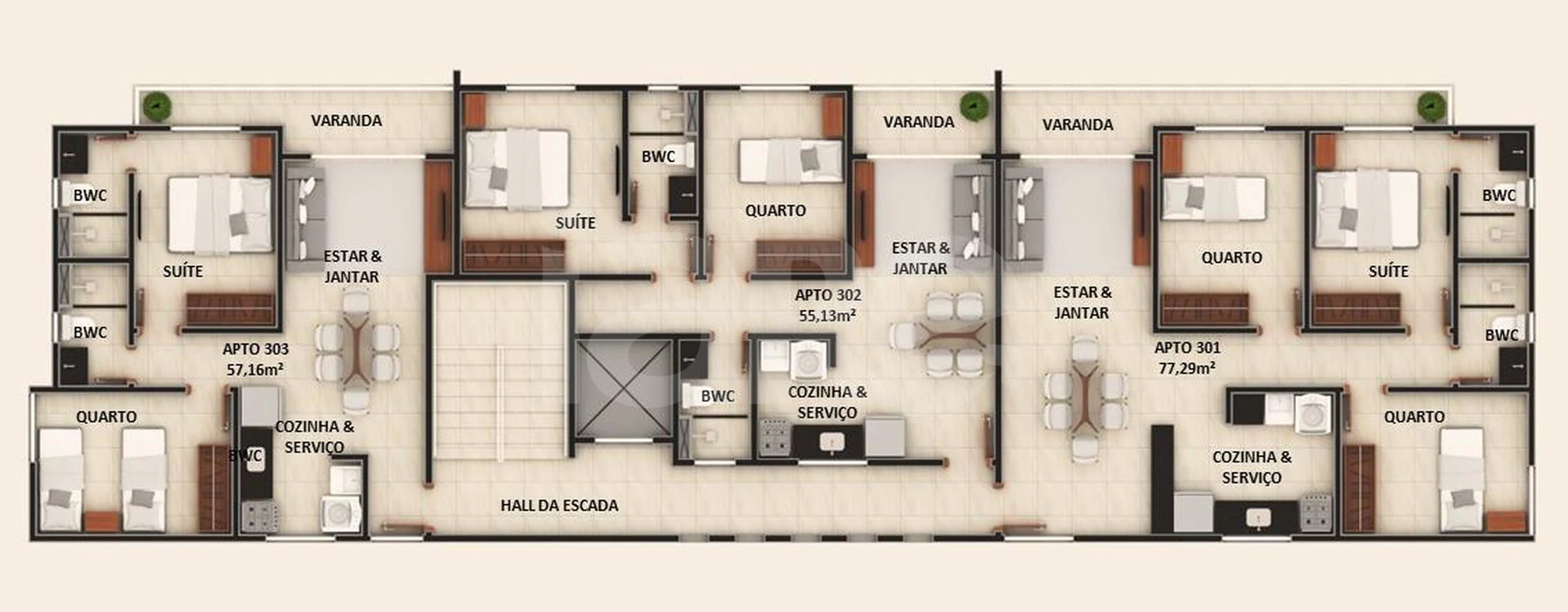 Planta — Pavimento 03