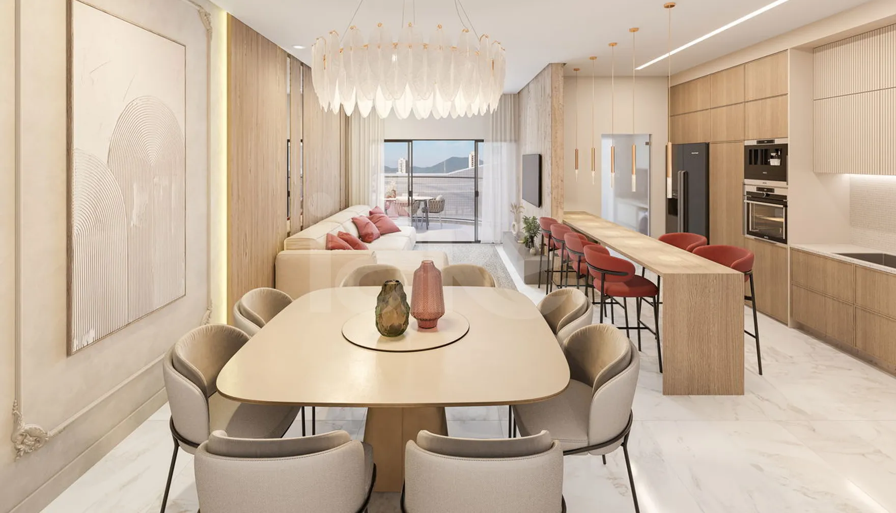 Rubelita Palace Residence - Apartamento com 142,65 m², em Meia Praia — foto 4