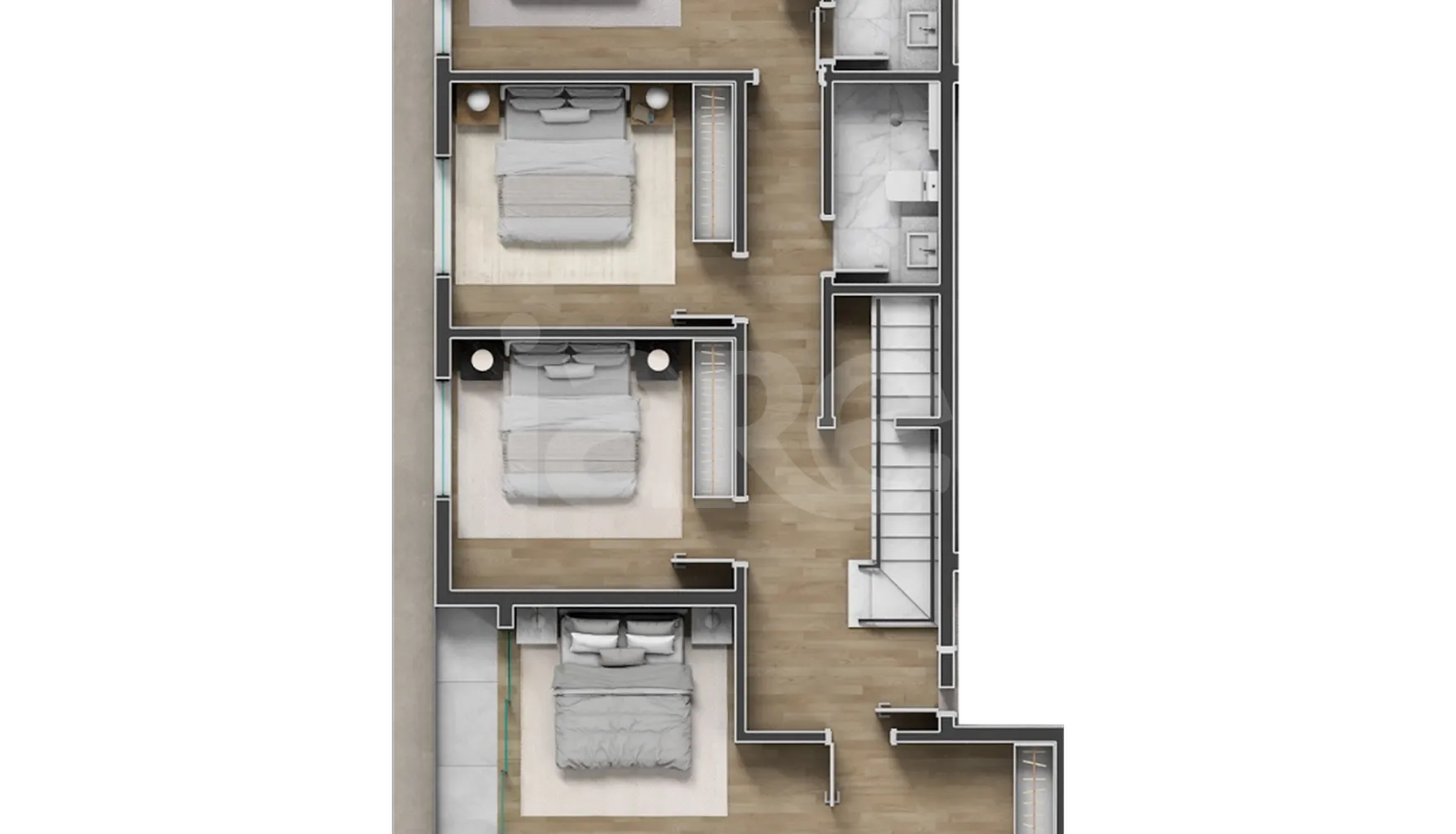 Planta — Cobertura Duplex 195,65 m²