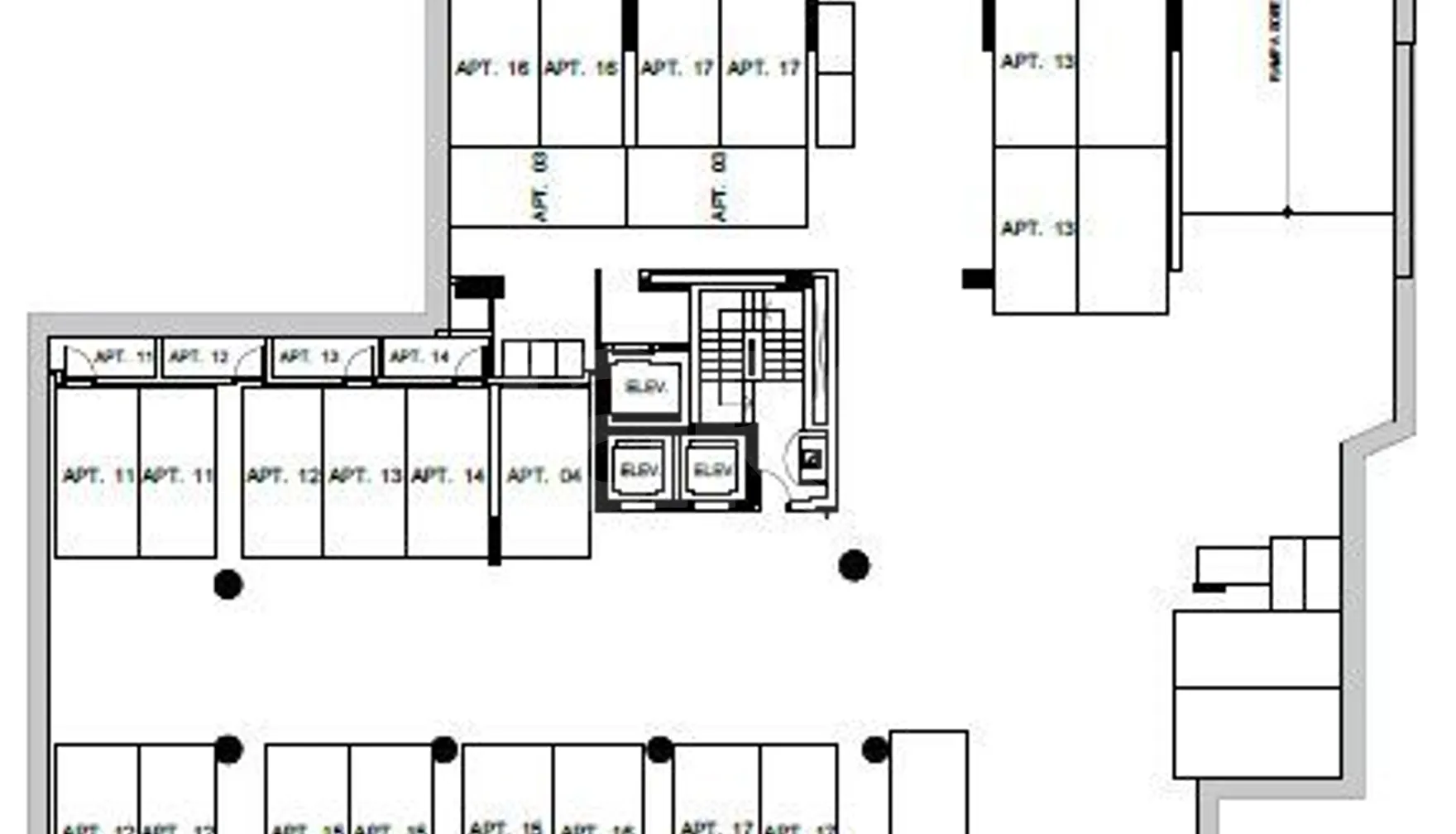 Planta — Pavimento subsolo 1