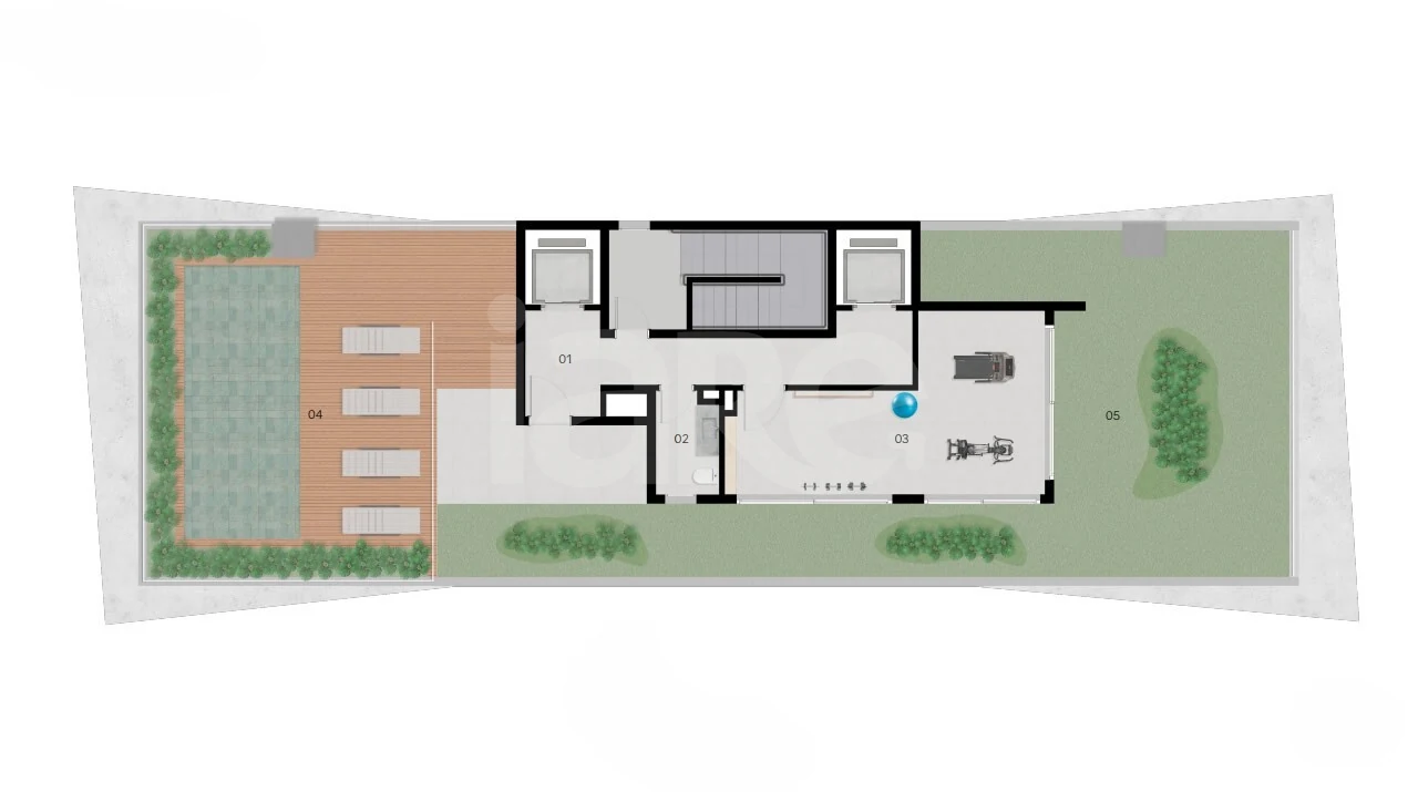 Planta — Pavimento terraço
