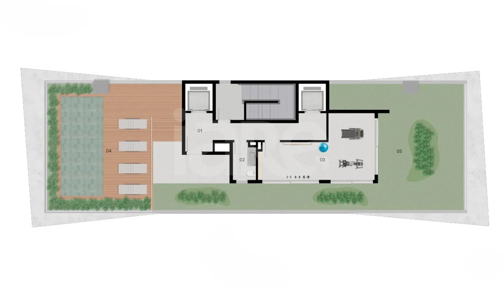 Planta — Pavimento terraço