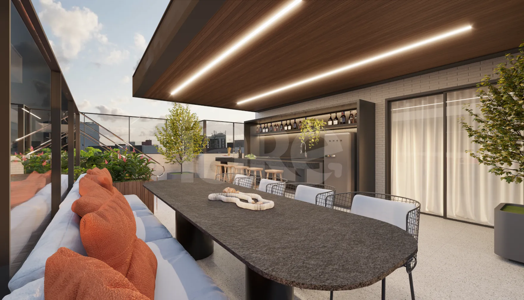 Huios di Cittá - Apartamento com 54,56 m², em Intermares — foto 7