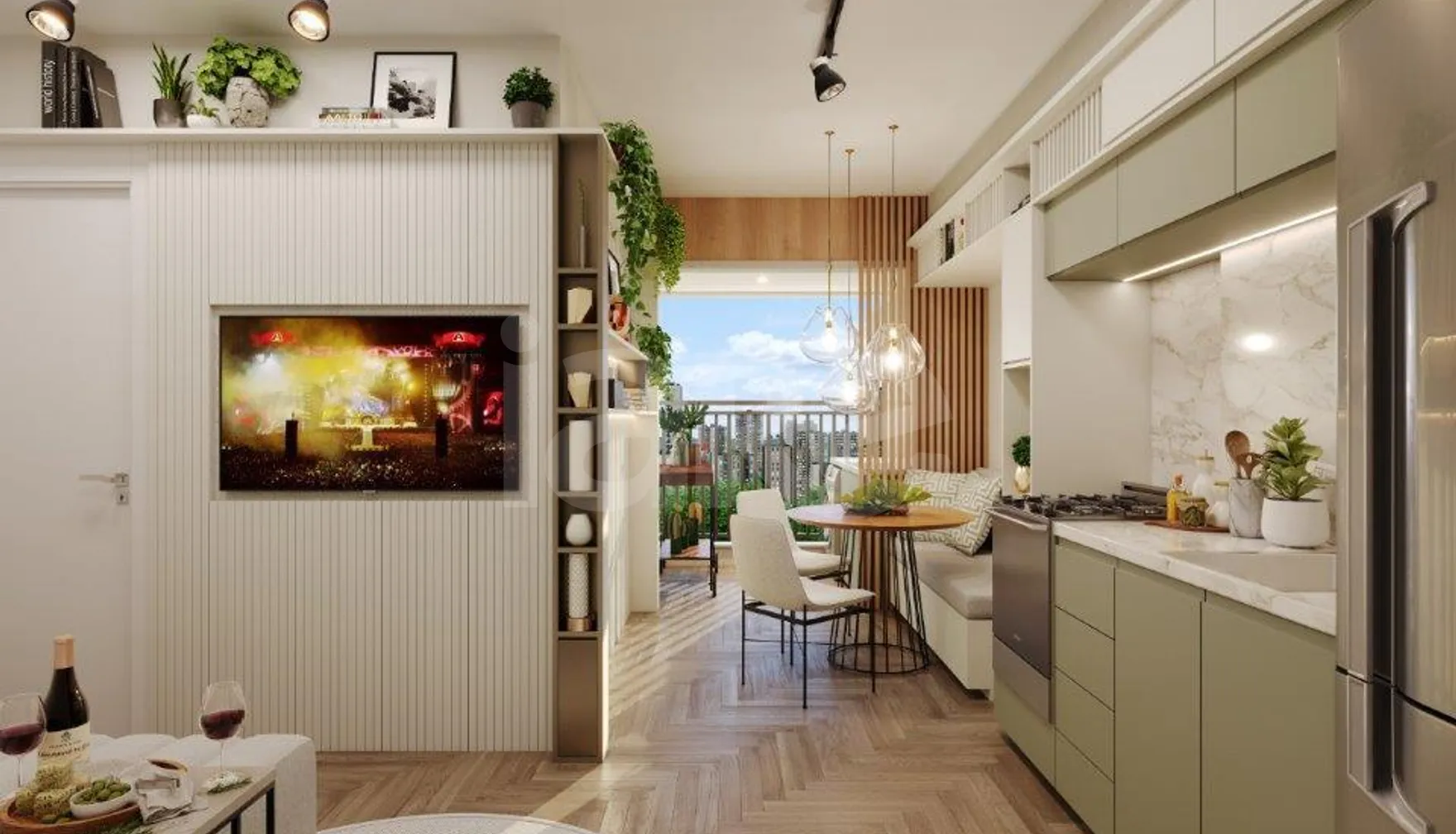 Laparque - Apartamento com 41,58 m², em Água Branca — foto 2