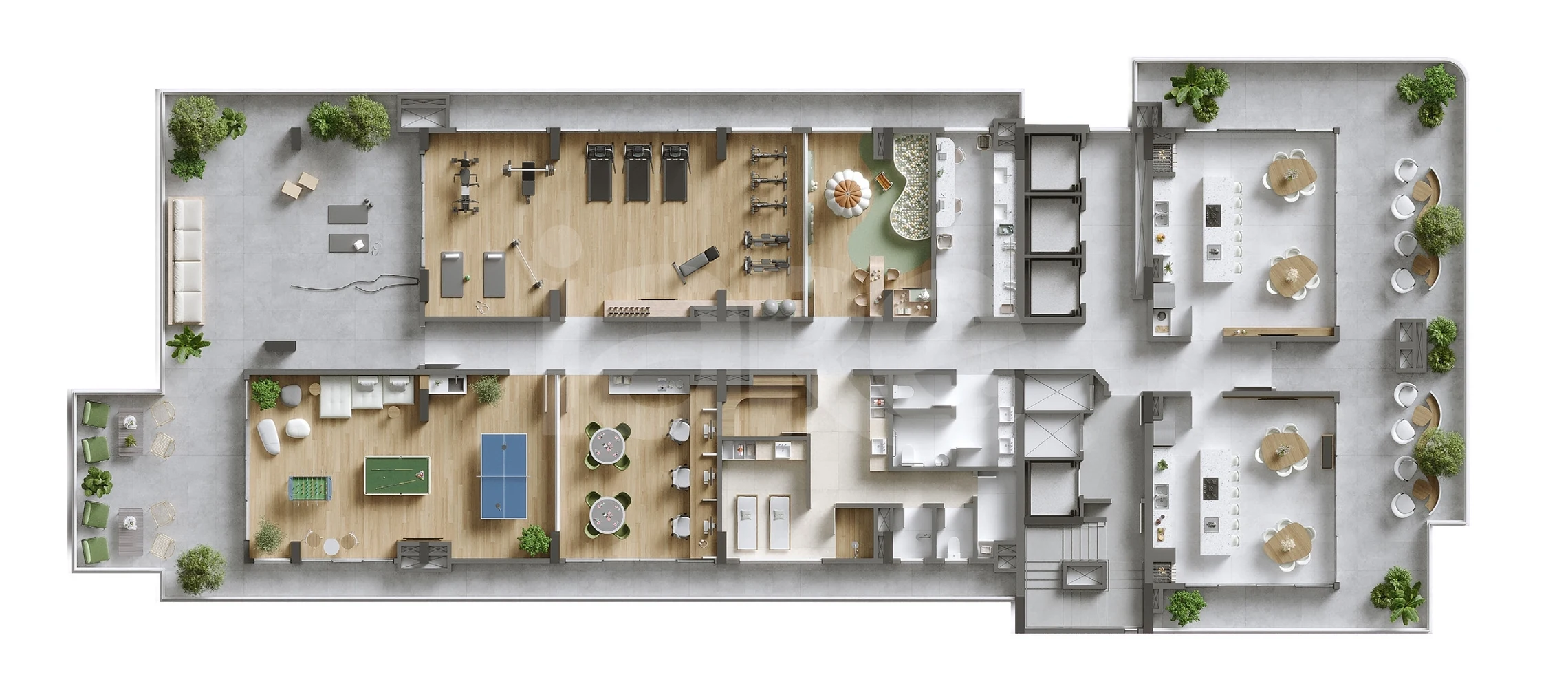 Planta — Pavimento rooftop