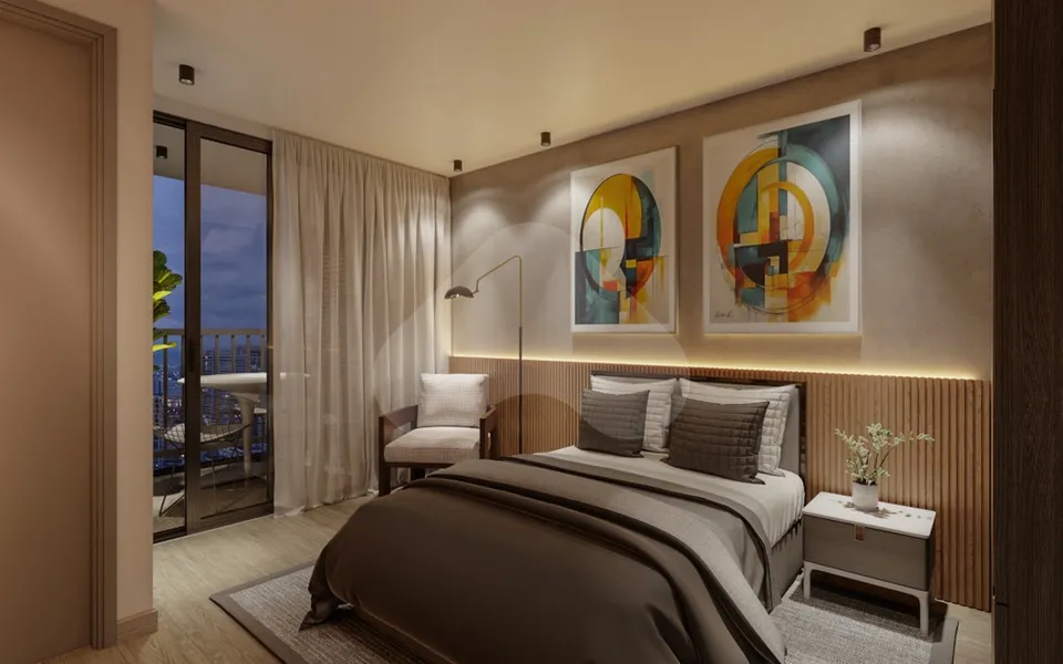 Théros Residencial - Studio com 19,4 m², em Alto da XV — foto 25