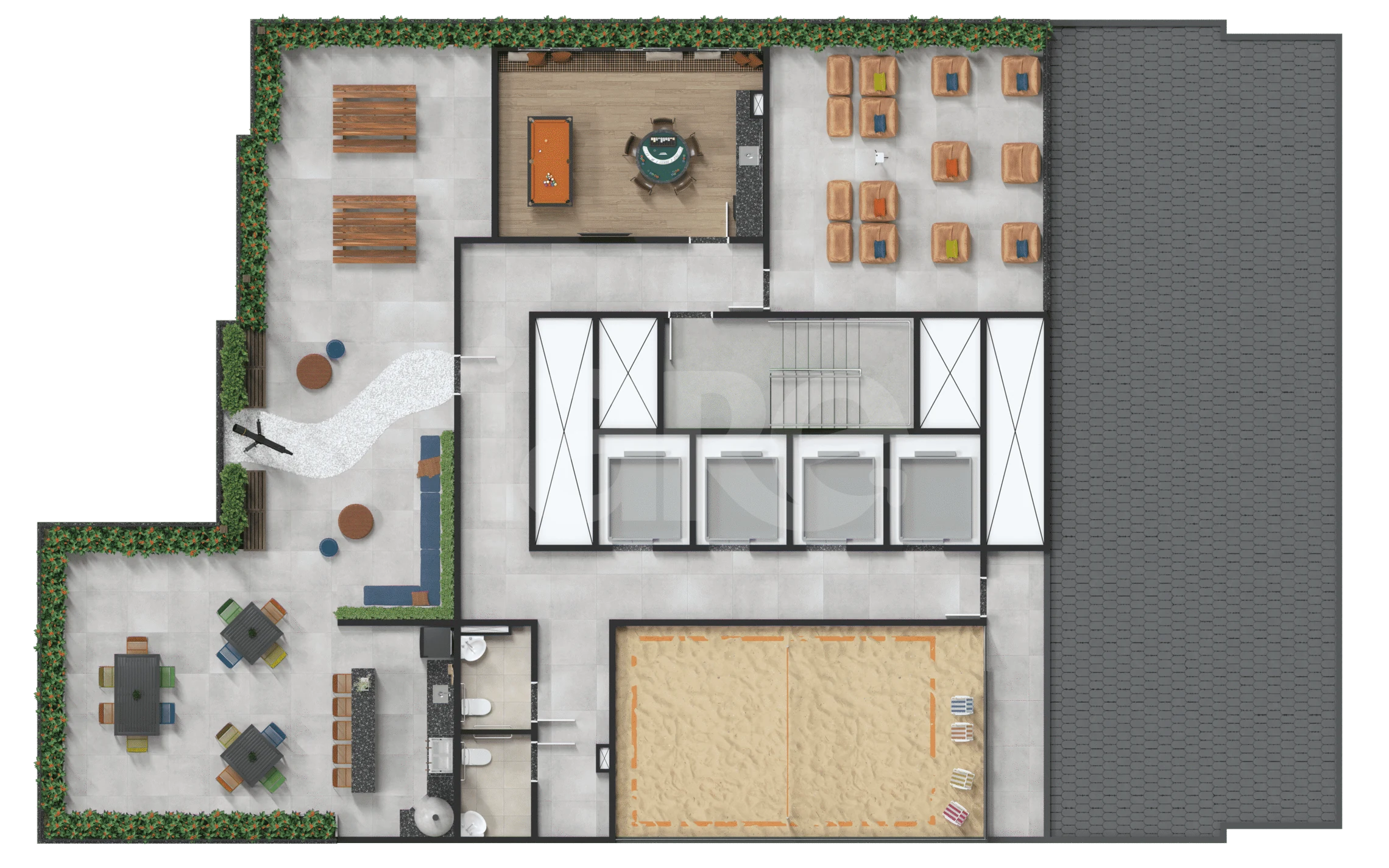 Planta — Pavimento rooftop