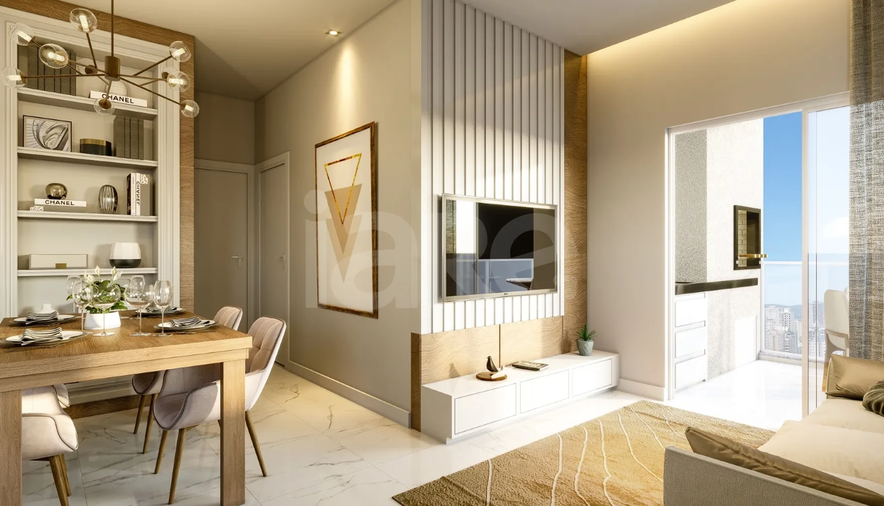 Amadeus I - Apartamento com 63,05 m², em Jardim Praia Mar — foto 2