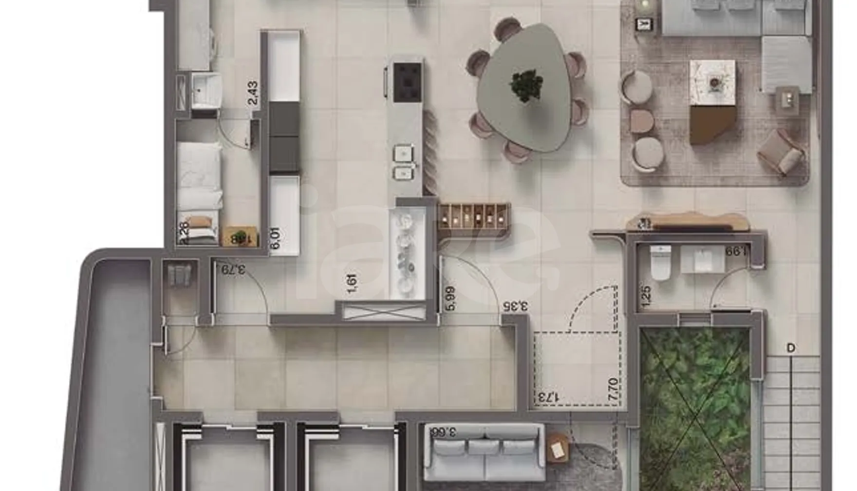 Planta — Garden 341,25 m²