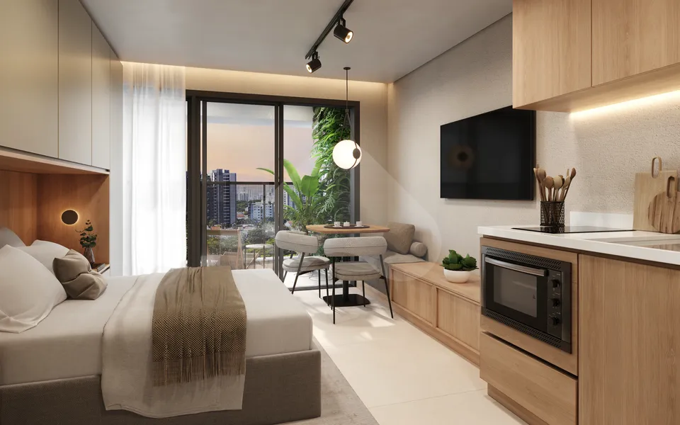 Helbor Collage Bela Vista - Apartamento com 38,16 m², em Bela Vista — foto 3