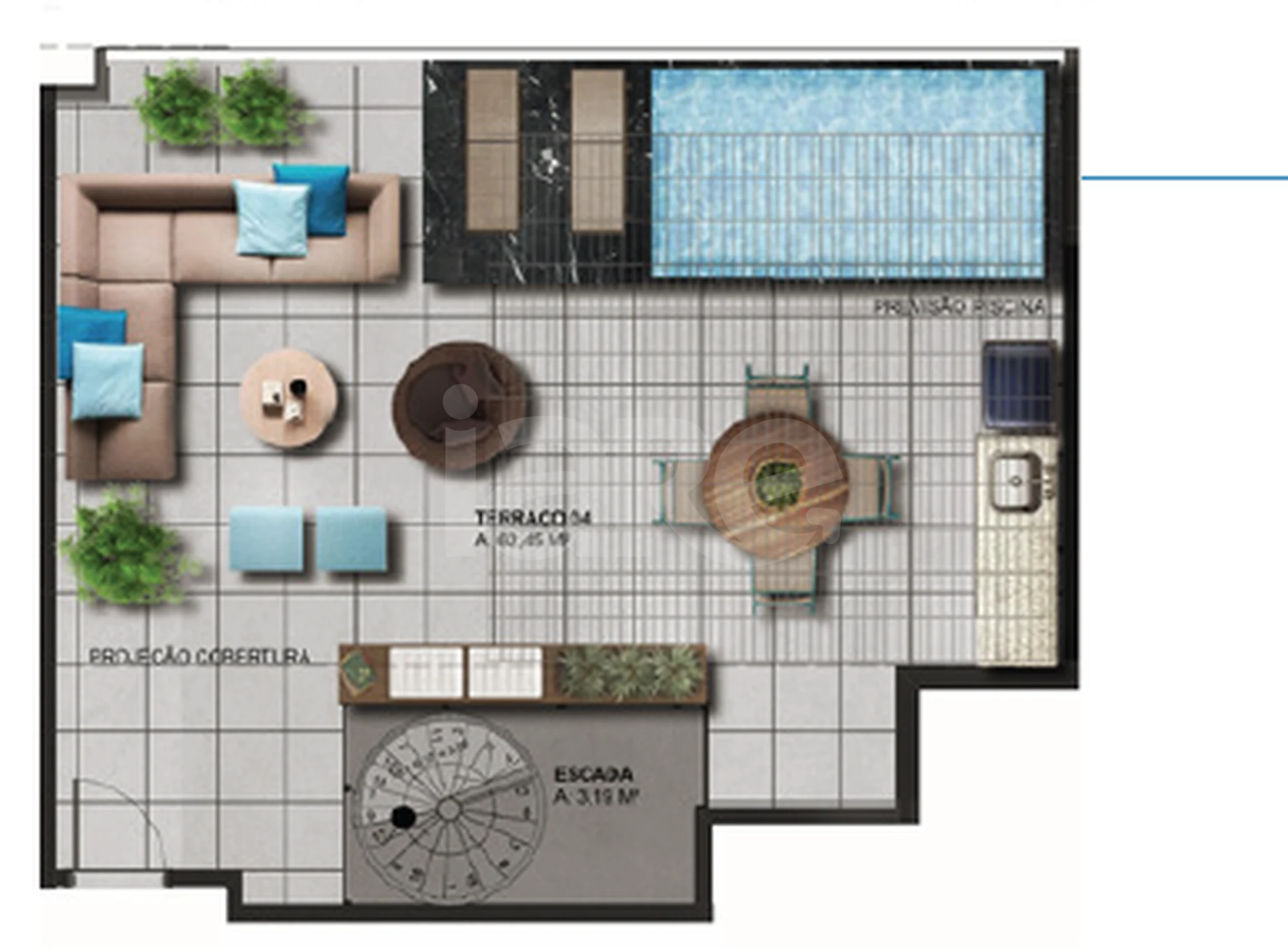 Planta — Garden 151,86 m²