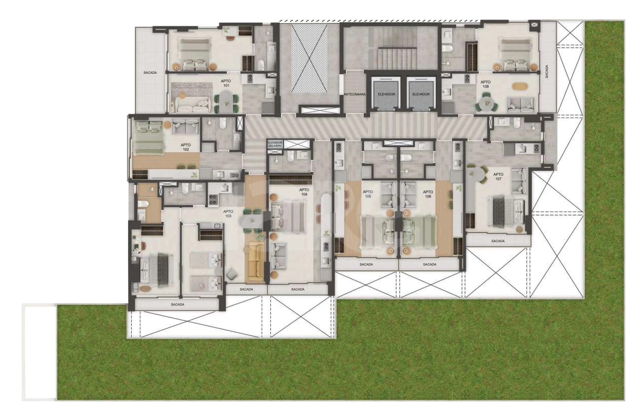 Planta — Pavimento 1