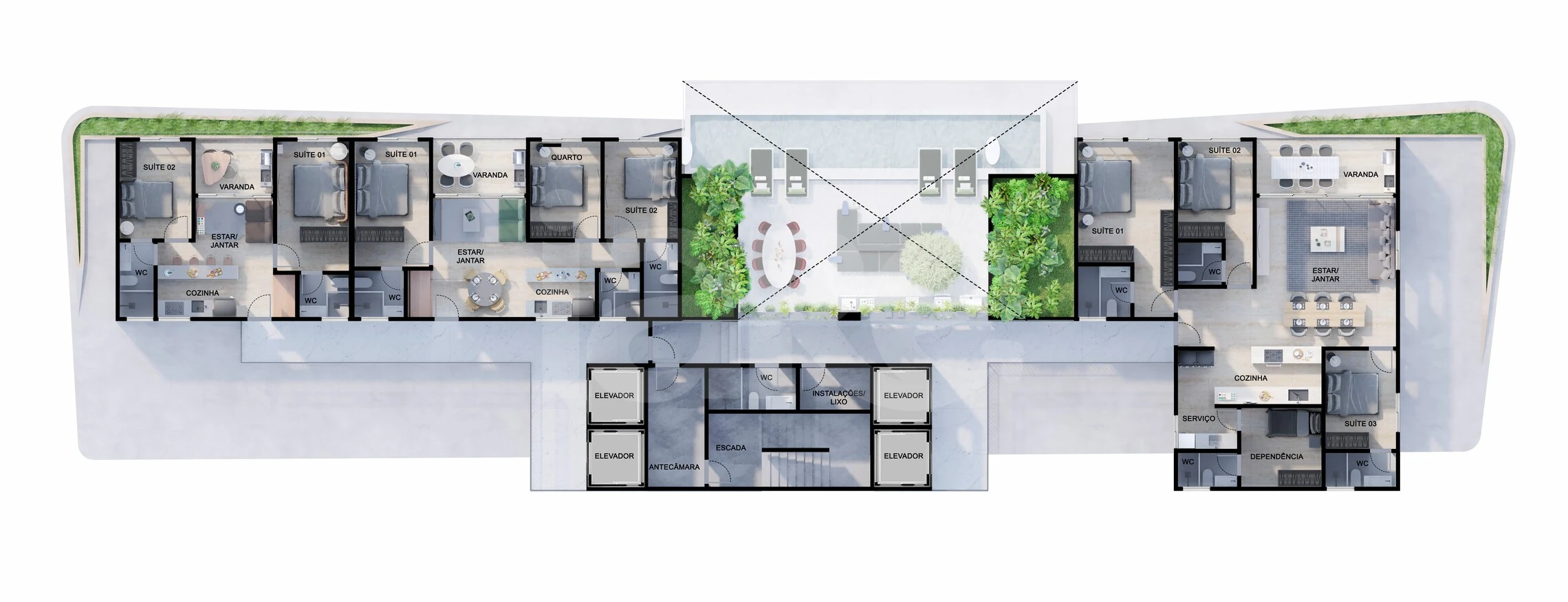 Planta — Pavimento 26