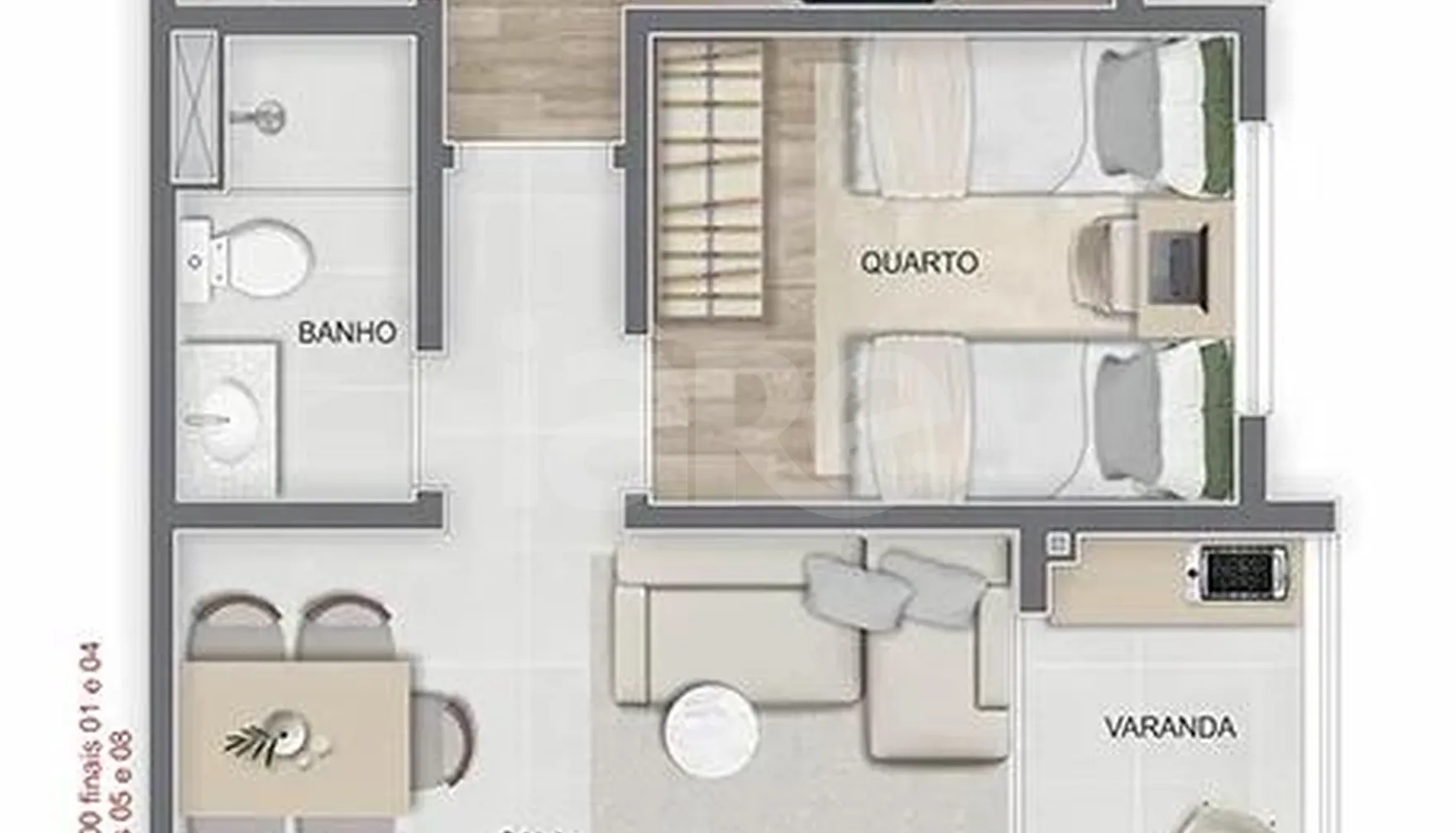 Planta — Garden 74,02 m²