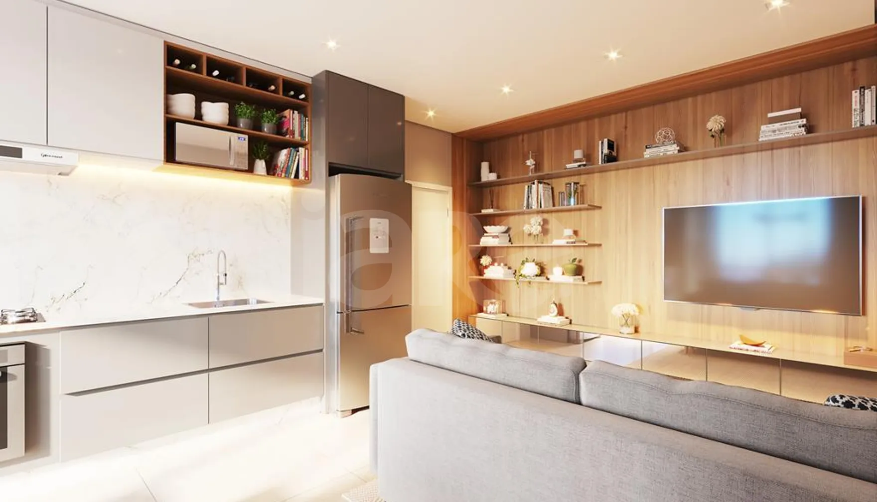 Charming Residence - Apartamento com 61,55 m², em Morretes — foto 2