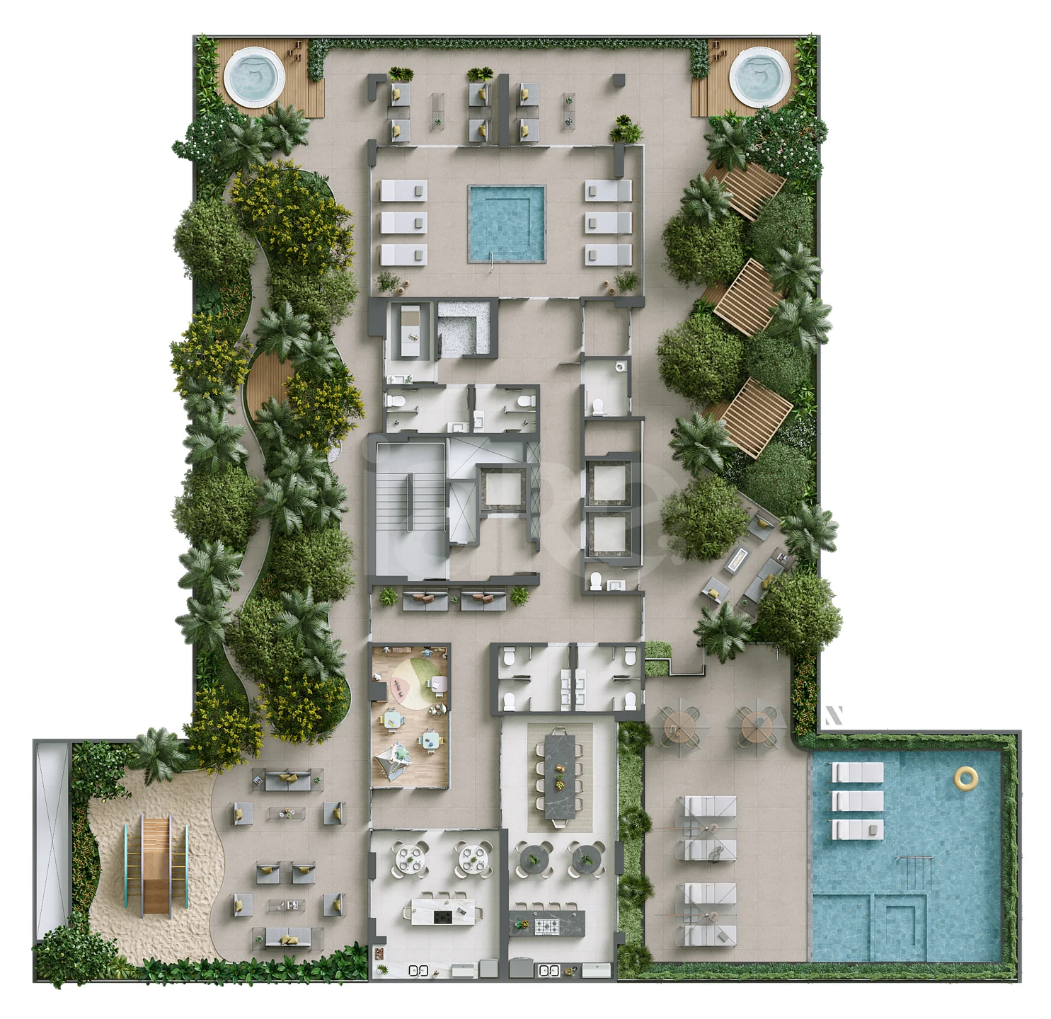 Planta — Pavimento lazer 3