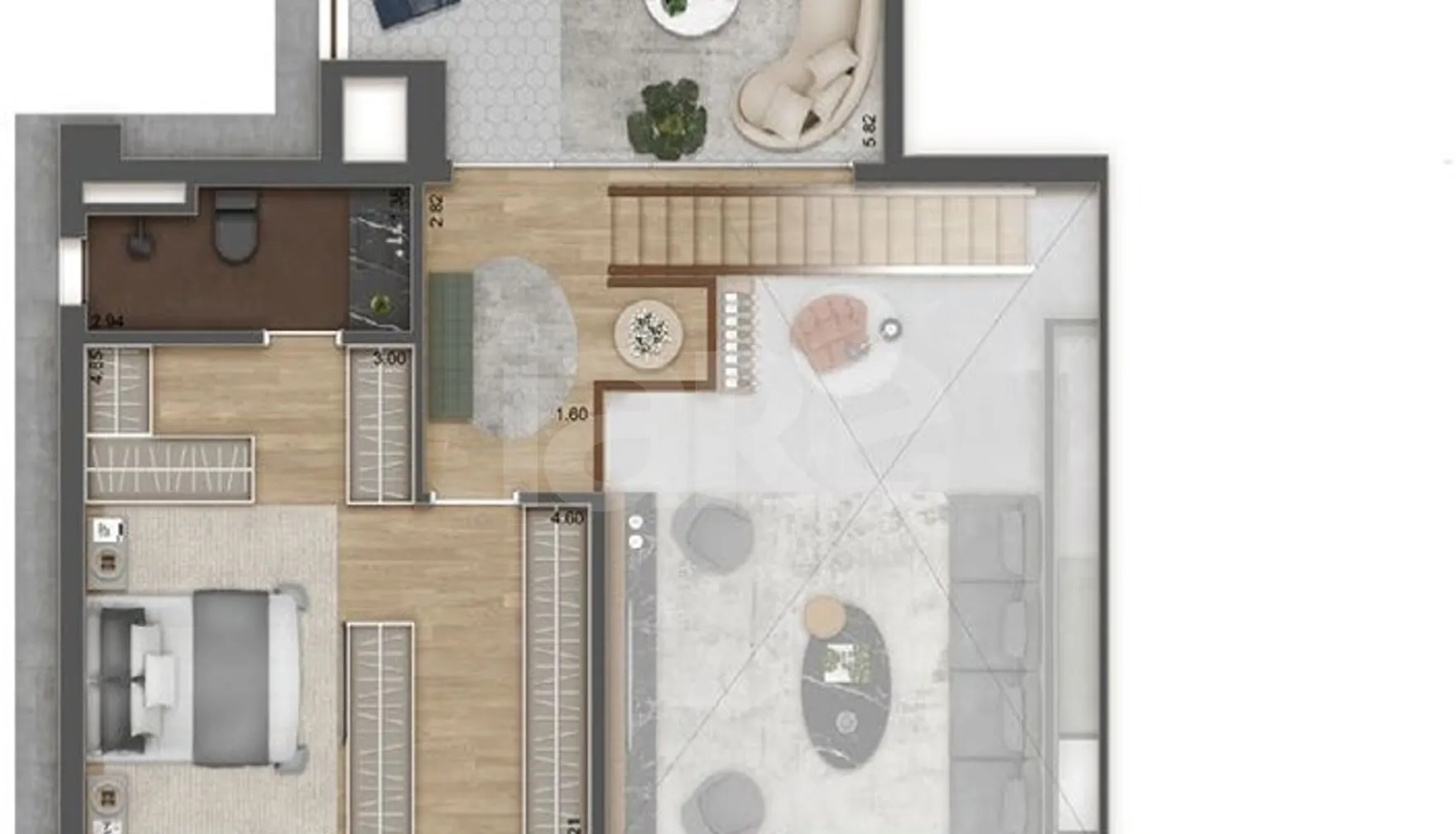 Planta — Garden 184,18 m²
