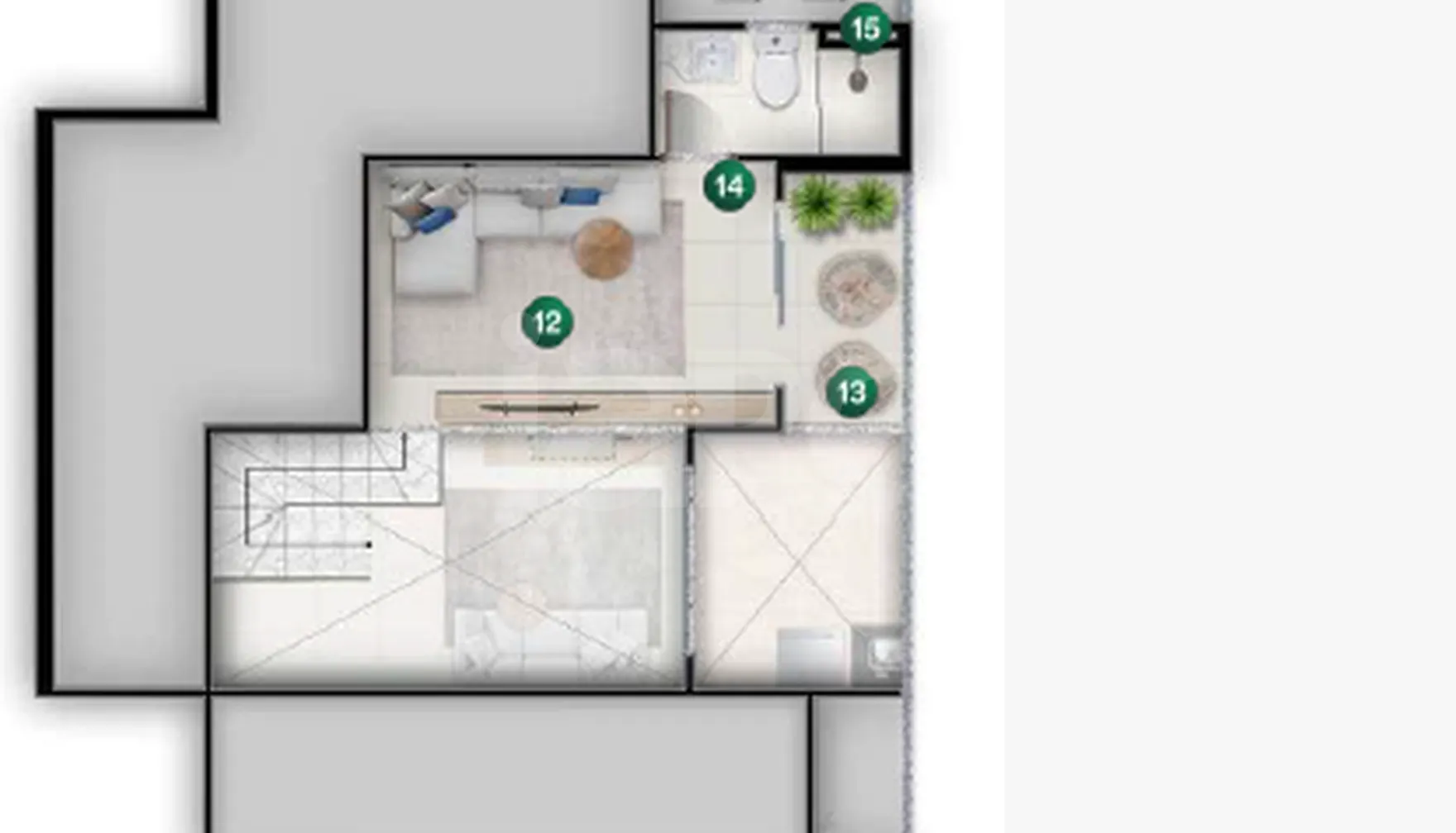 Planta — Garden 147,18 m²