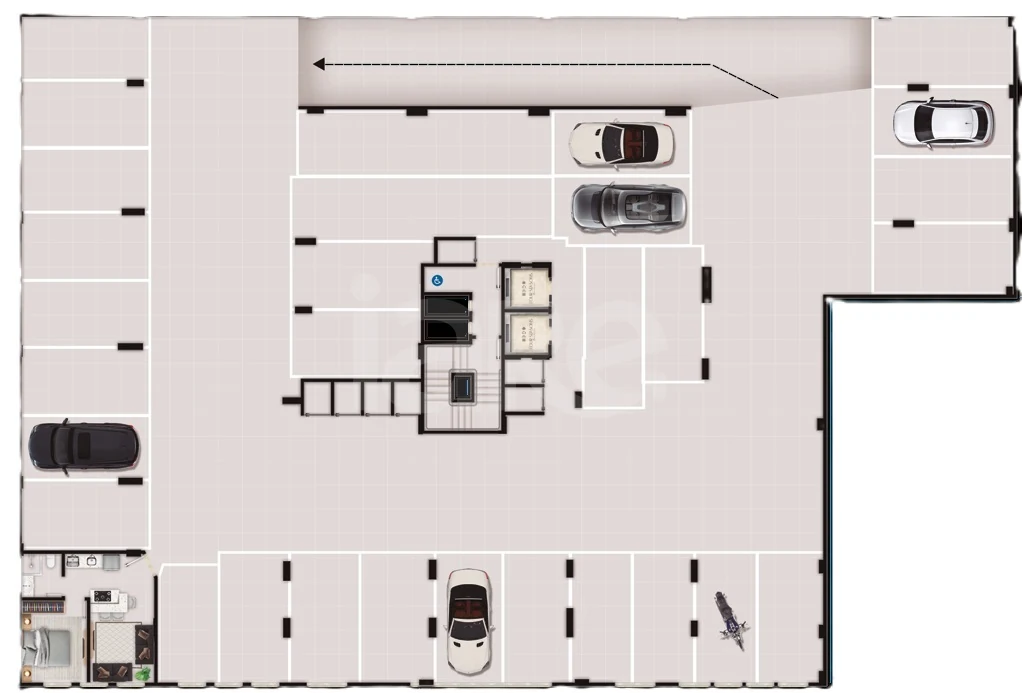 Planta — Pavimento garagem 2