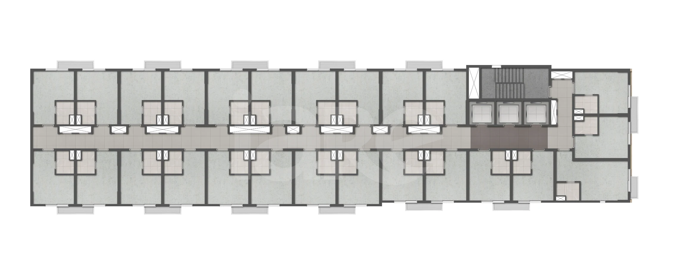 Planta — Pavimento 05 ao 15