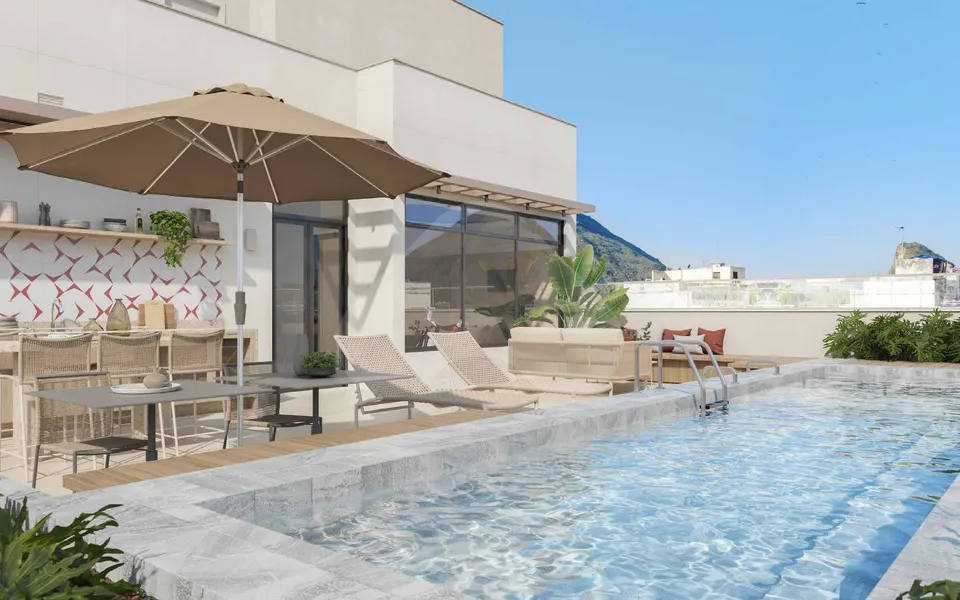 Be in Rio Barão da Torre - Studio com 34,79 m², em Ipanema — foto 10