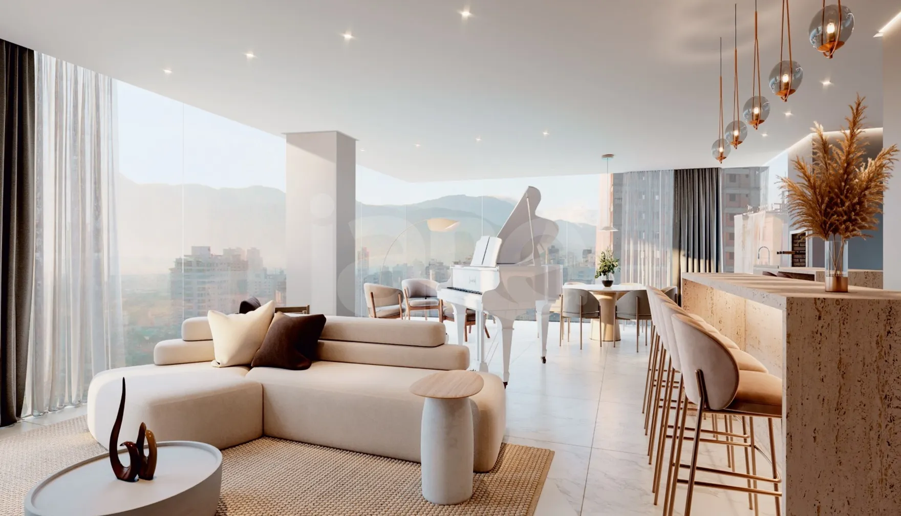 W Tower - Apartamento com 212,25 m², em Meia Praia — foto 2