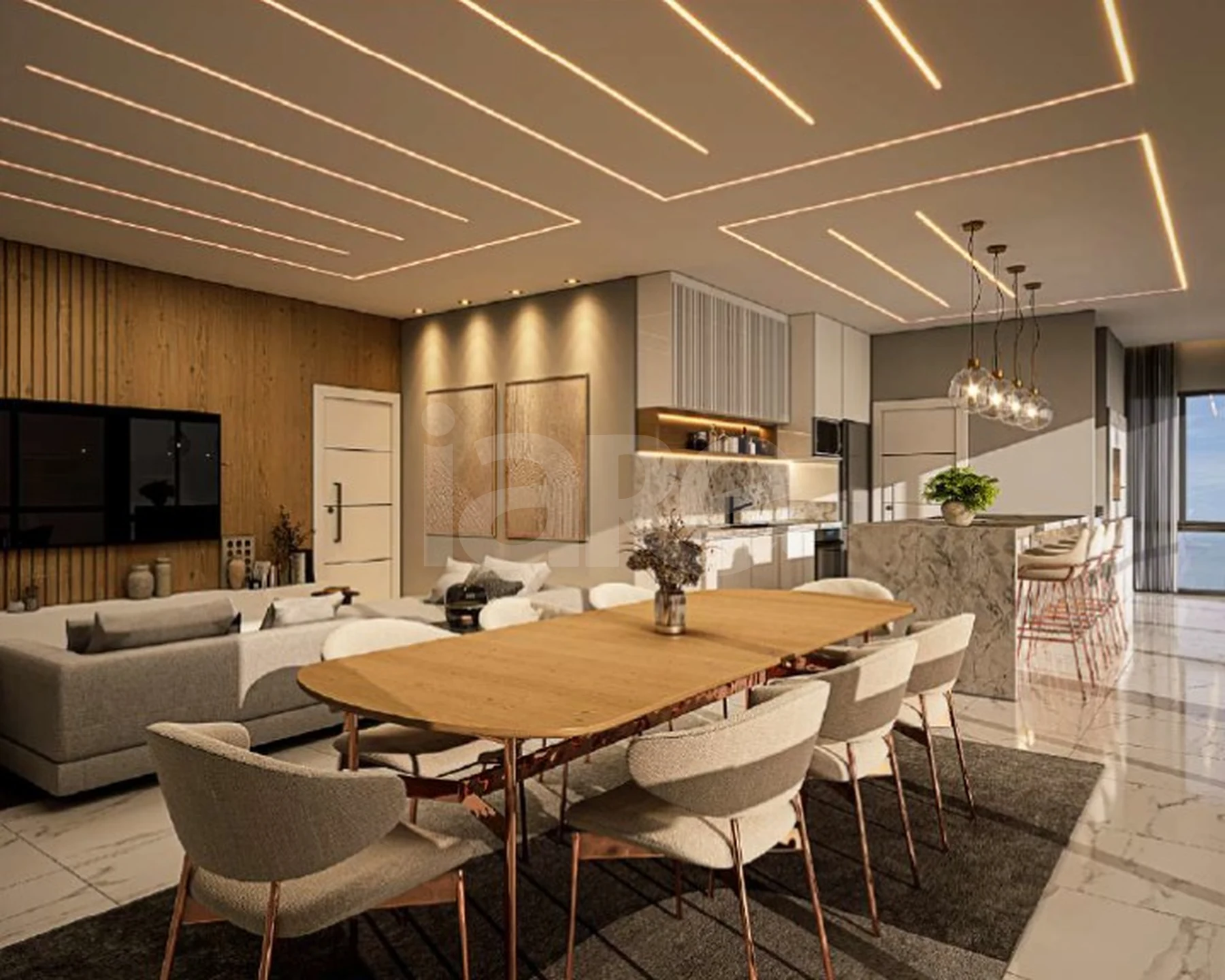 Torre Milad - Apartamento com 163,4 m², em Perequê — foto 2