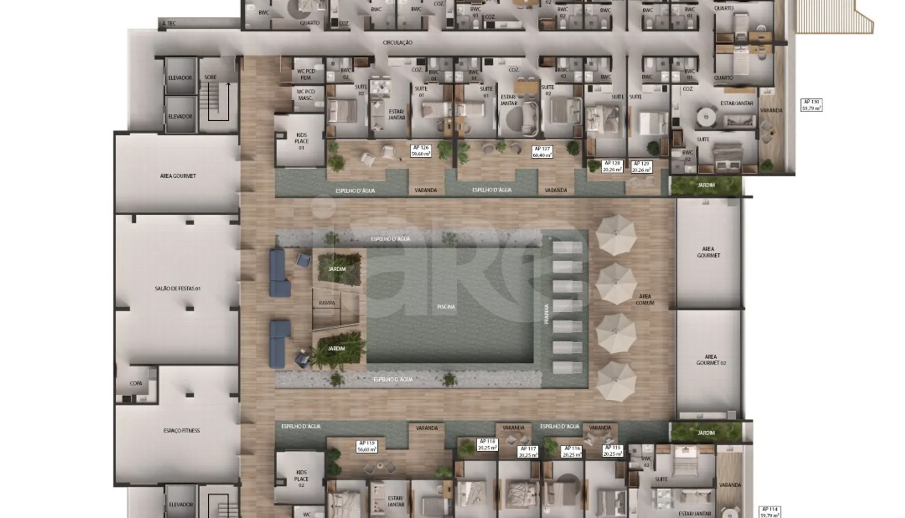 Planta — Pavimento 1