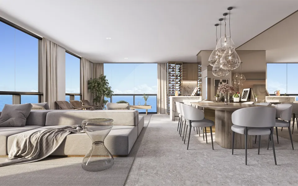 Mares do Sul - Apartamento com 158,83 m², em Meia Praia — foto 5
