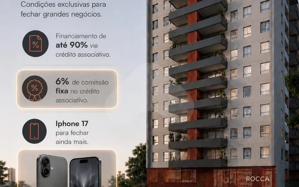 Rocca - Studio com 29,75 m², em Boa Vista — foto 2