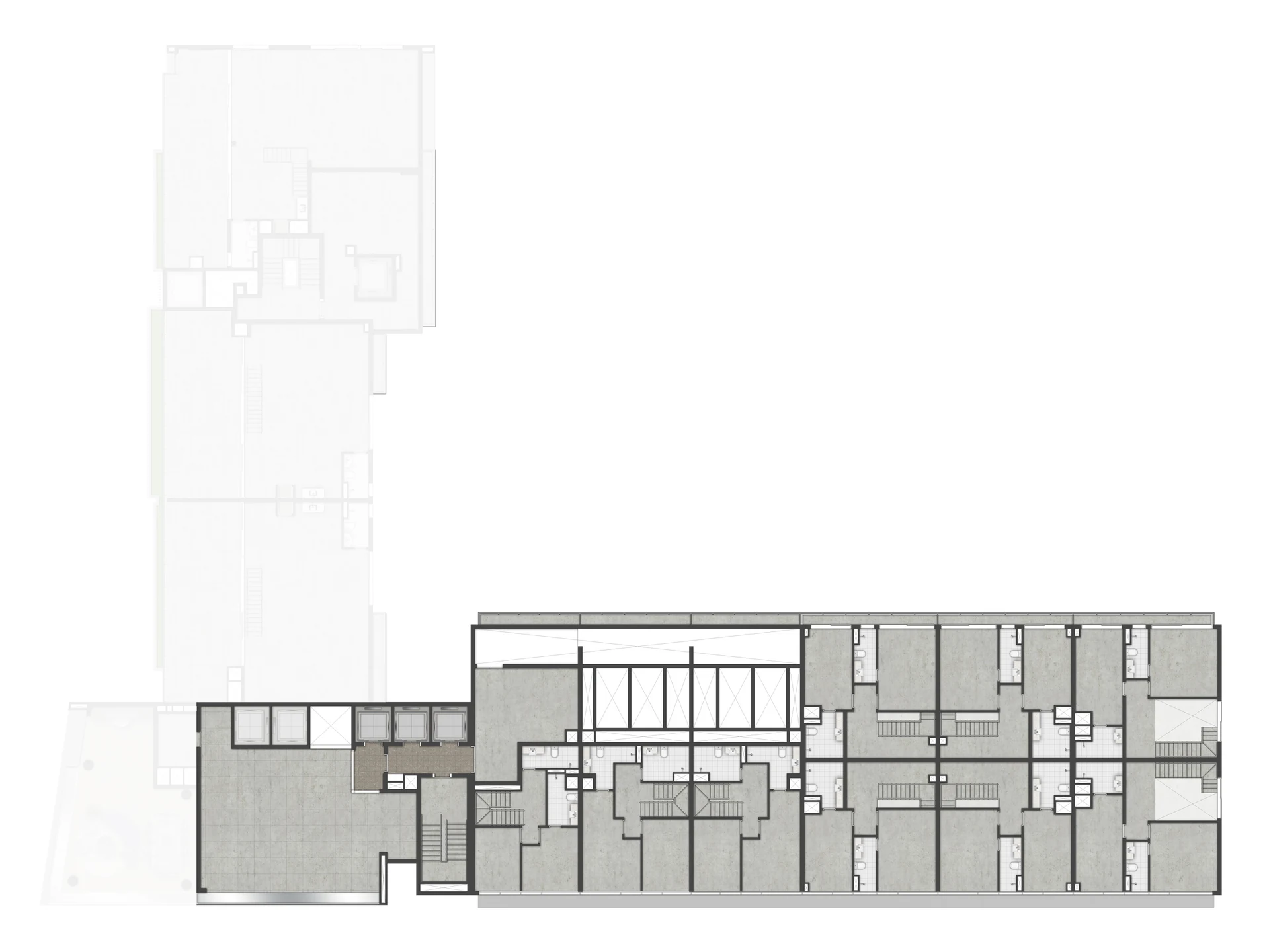 Planta — Implantação terraço
