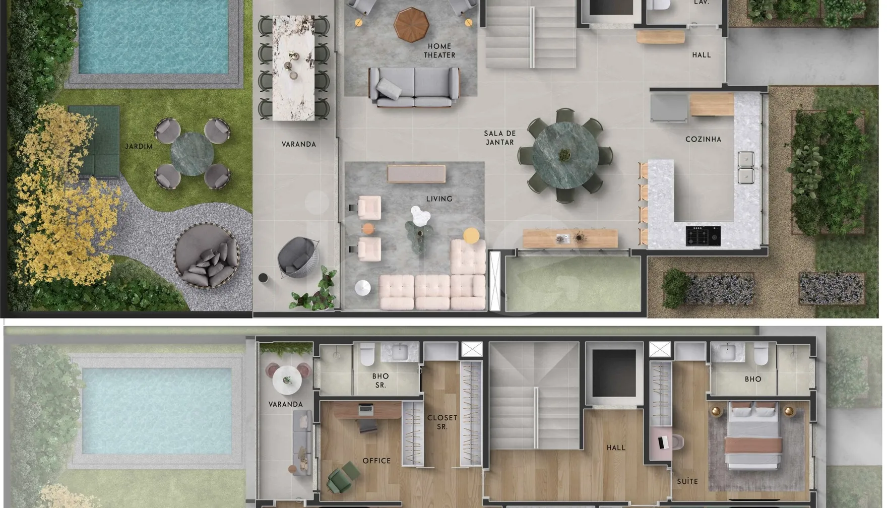 Planta — Casa em Condomínio 625,95 m²