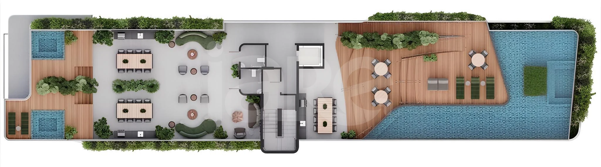 Planta — Pavimento rooftop