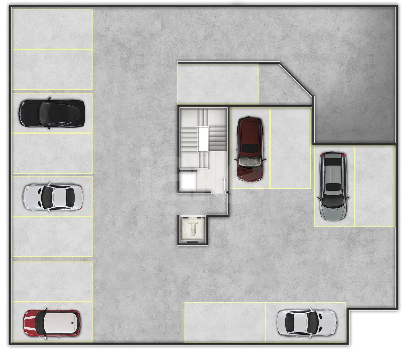 Planta — Pavimento garagem