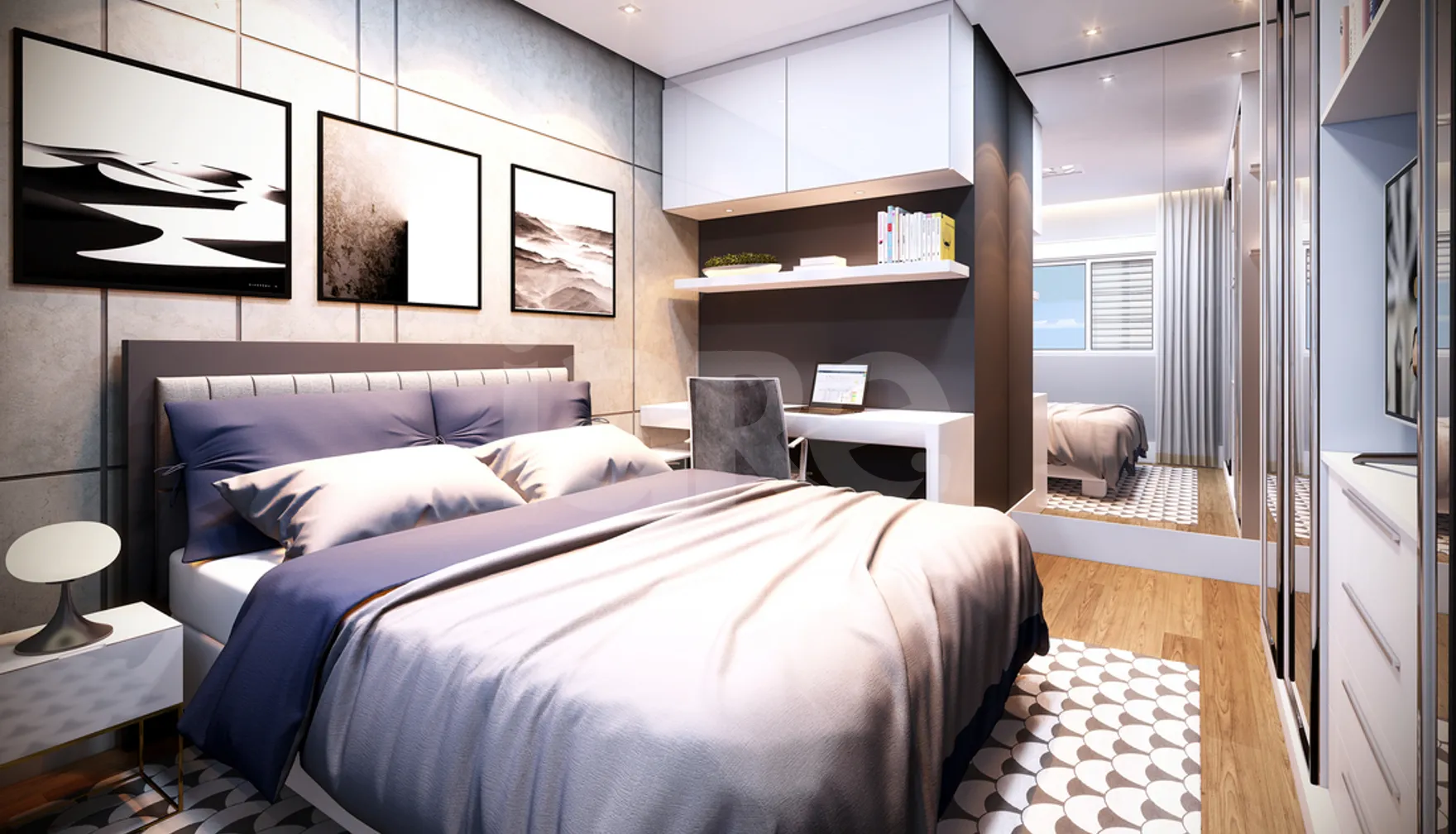 Morada Da Serra - Apartamento com 51,12 m², em Jardim Rodeio — foto 3