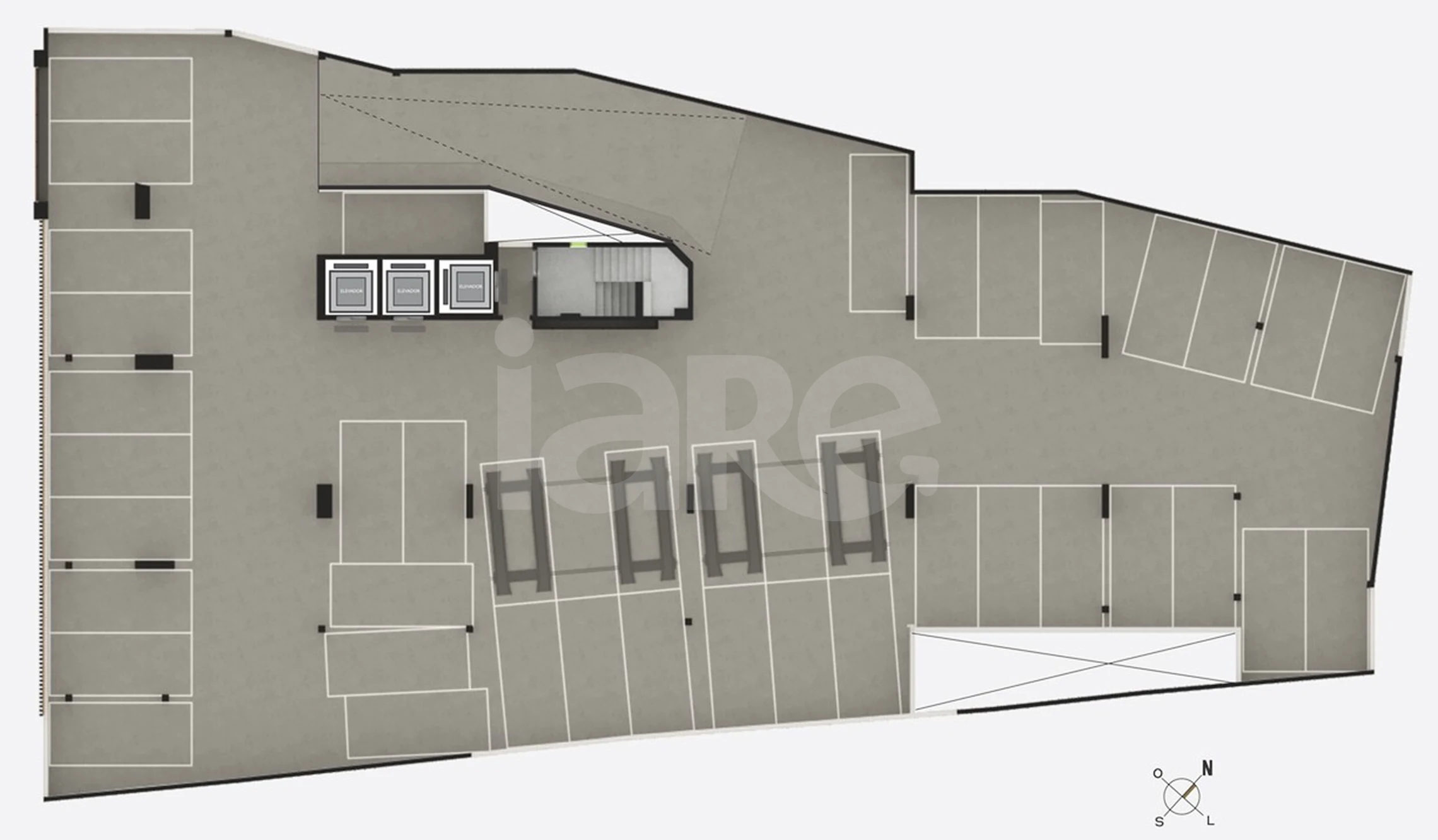 Planta — Pavimento garagem