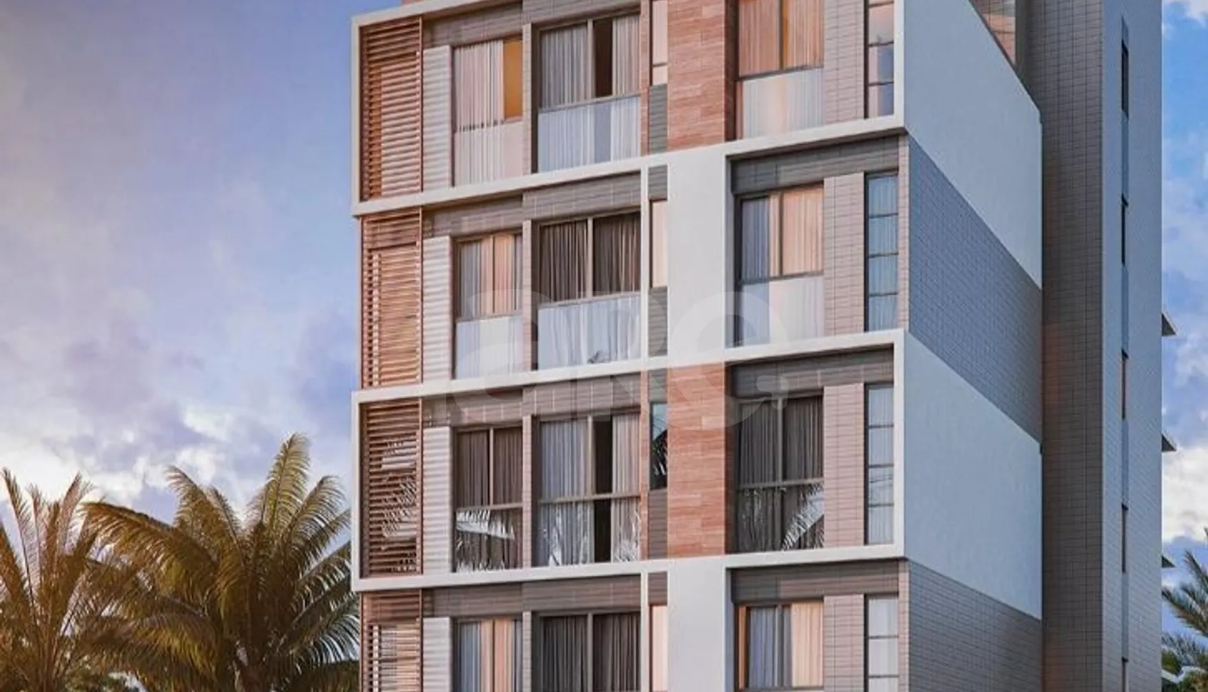HUB Residence - Studio com 33,4 m², em Intermares — foto 1