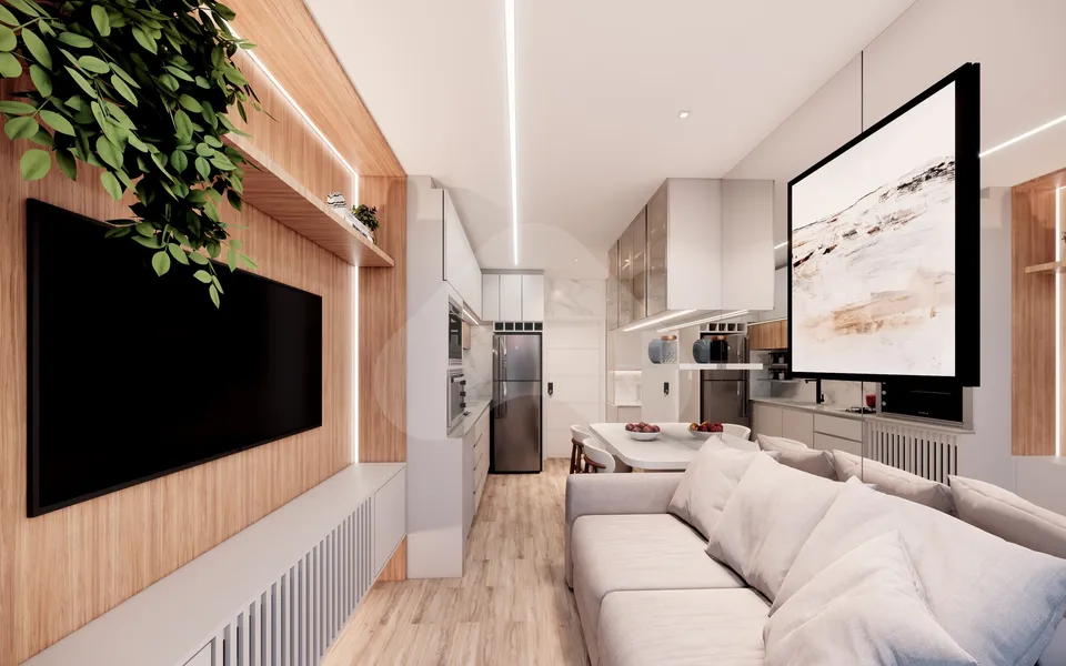 Smart Living Portão - Studio com 18,45 m², em Portão — foto 13