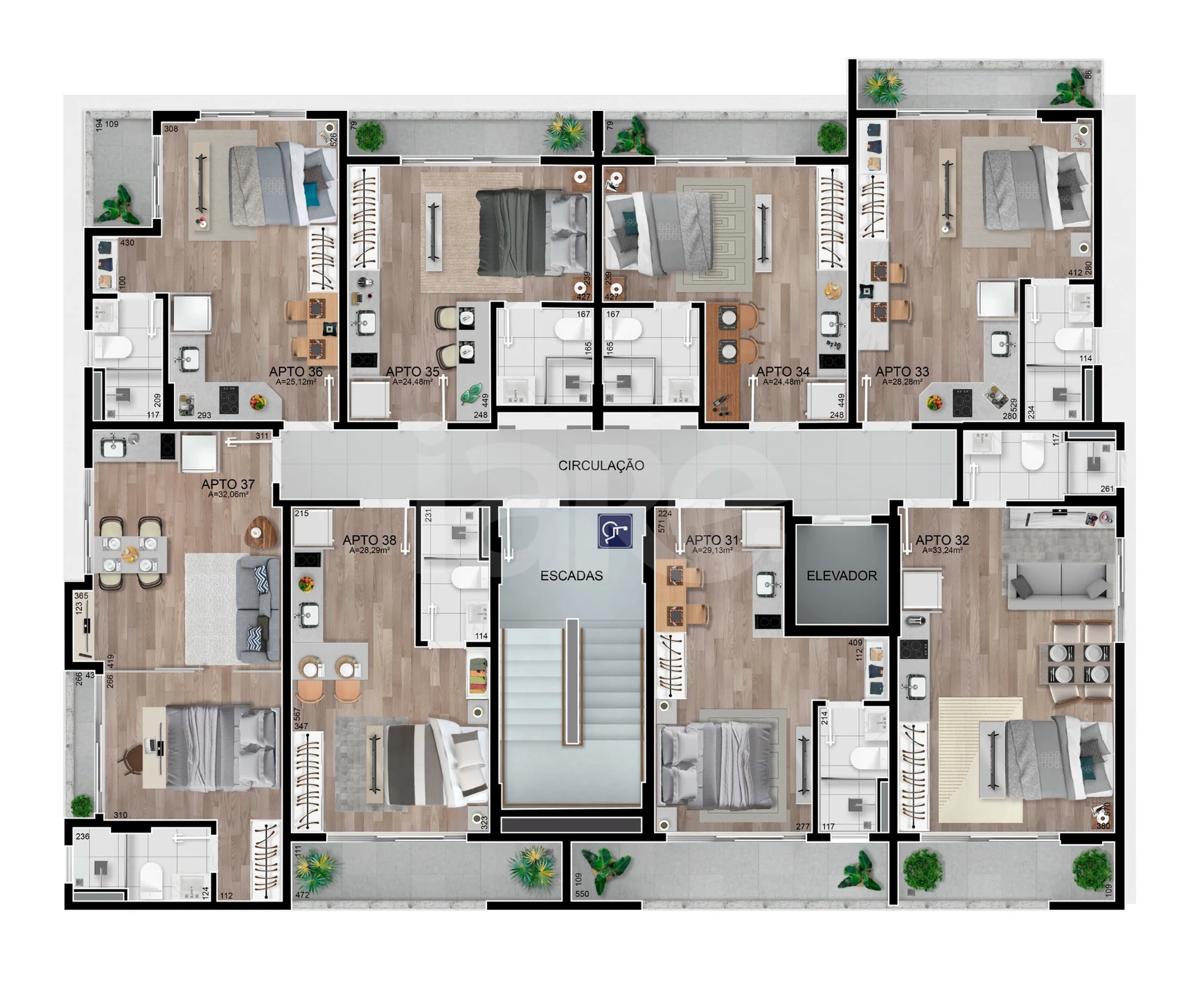 Planta — Pavimento 3