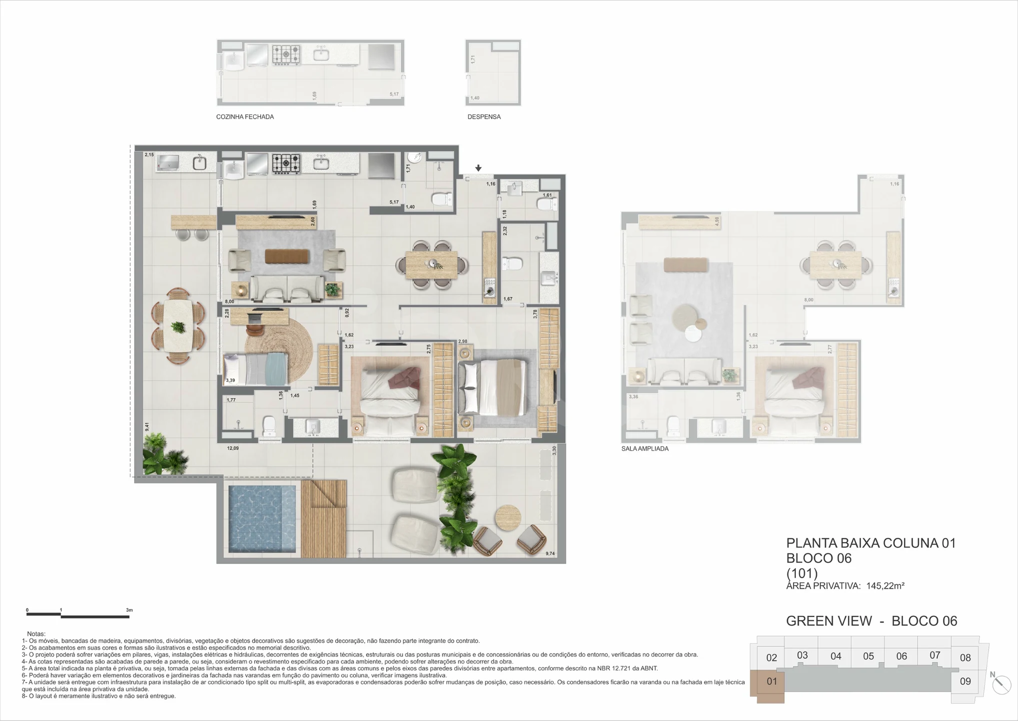 Planta — Garden 145,22 m²