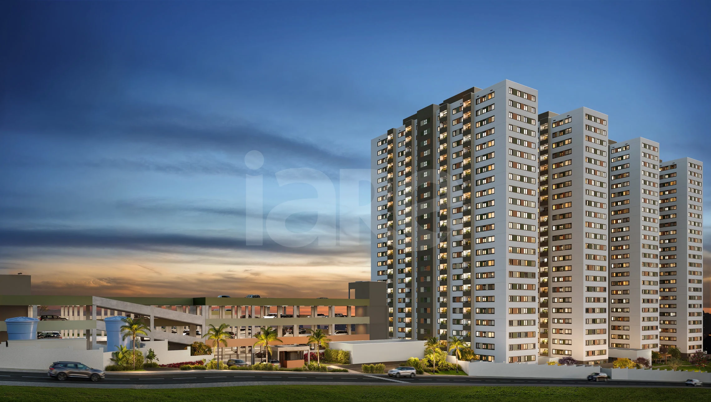 Grand Garden - Apartamento com 35,94 m², em Bonsucesso — foto 1