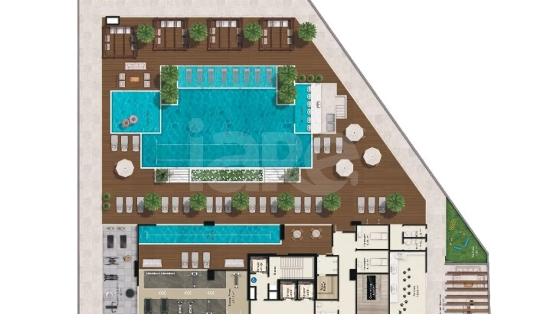 Planta — Pavimento lazer