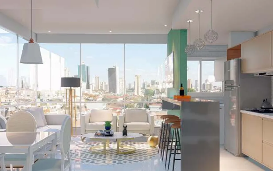 Turquesa - Apartamento com 60,76 m², em Zona Nova — foto 4
