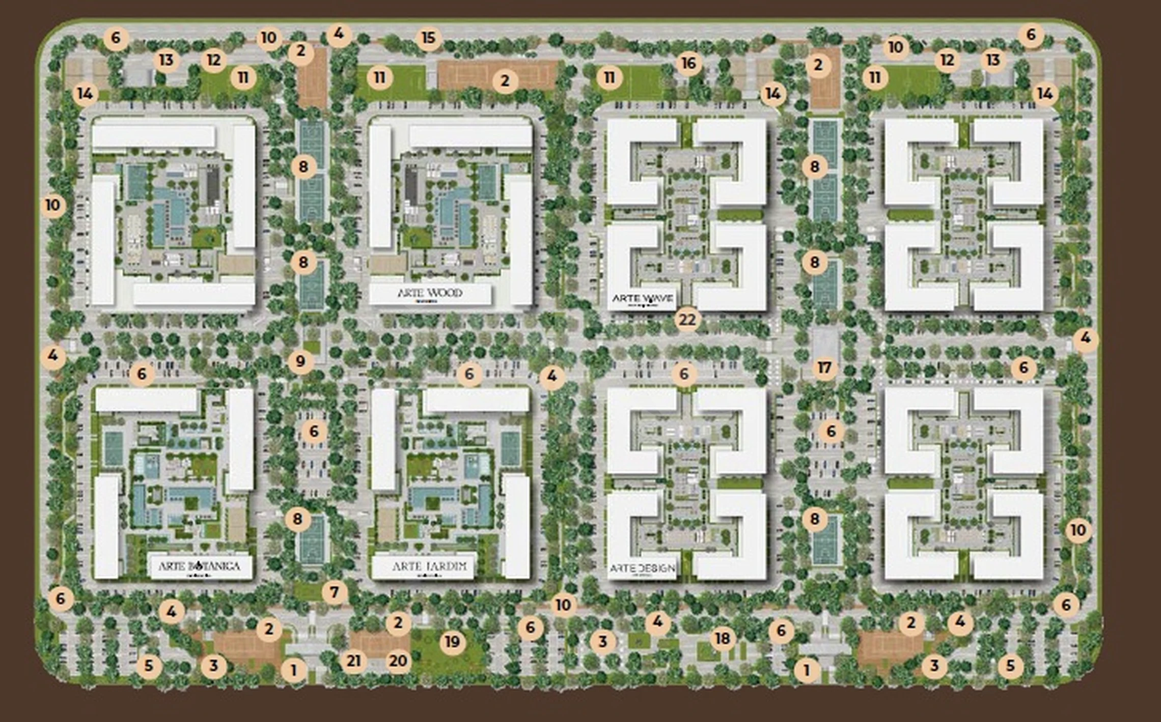 Planta — Implantação