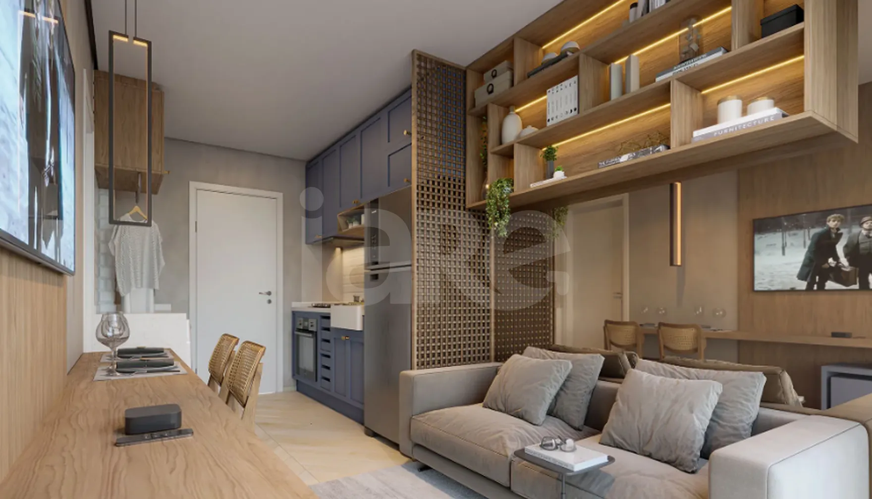 Mundo Park Aurora - Apartamento com 34,28 m², em Campo Grande — foto 2