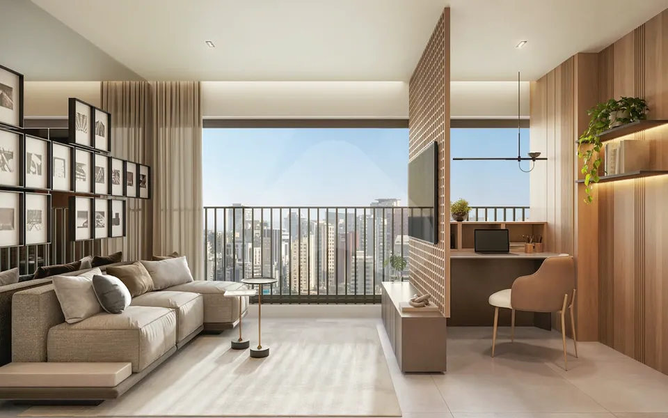 Aeterna Paulista - Apartamento com 33,79 m², em Bela Vista — foto 2