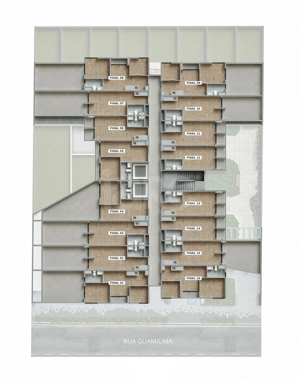 Planta — Pavimento 1 2