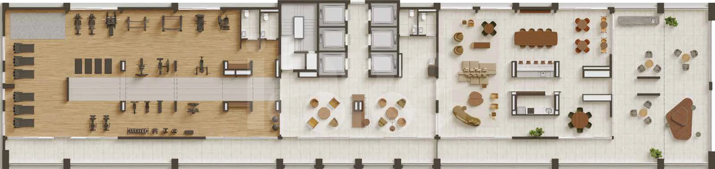 Planta — Pavimento rooftop