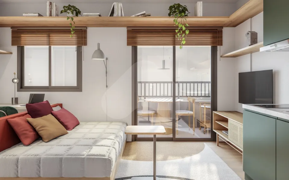 Station Vila Madalena - Studio com 25,37 m², em Vila Madalena — foto 5